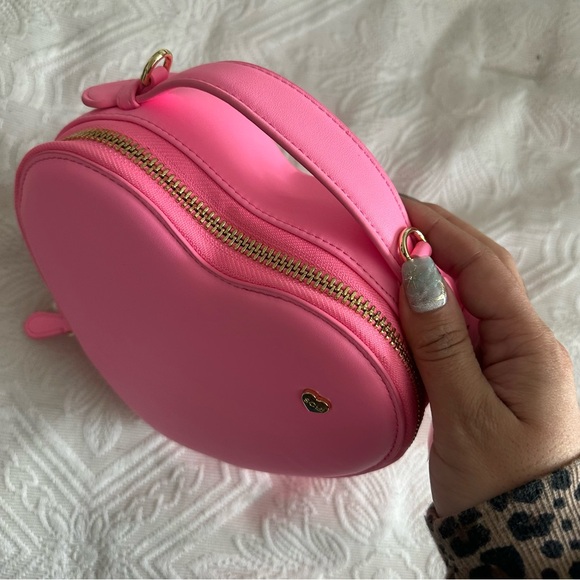 Stoney Clover Lane Pink Heart Mini Bag - Picture 4 of 6
